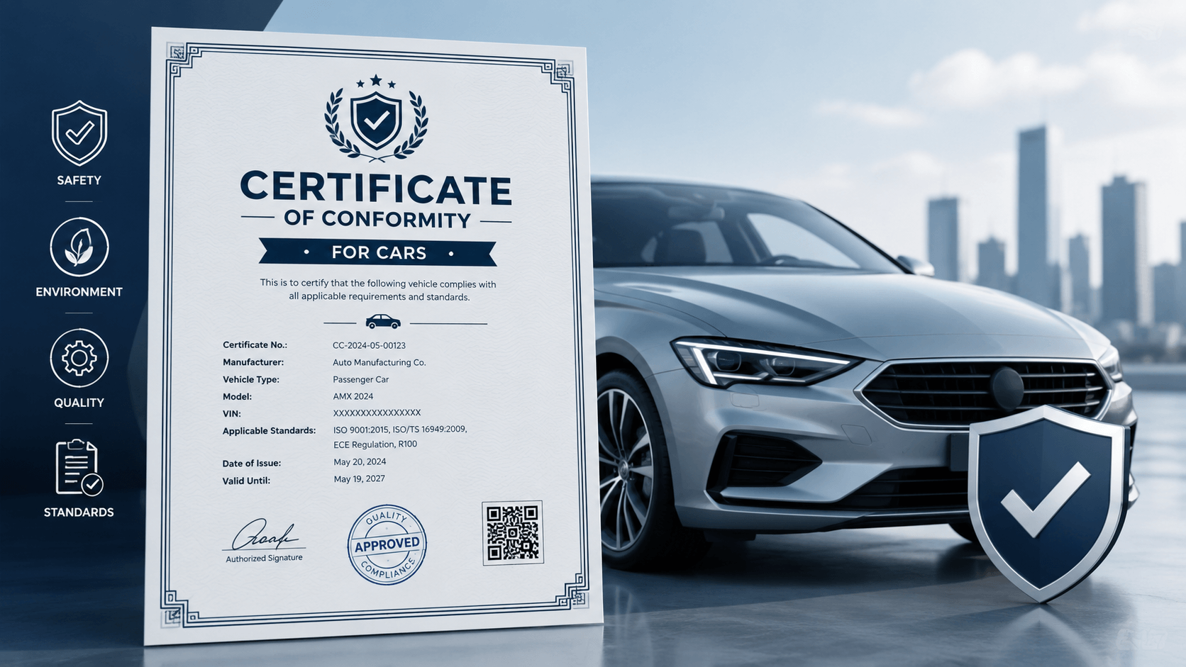 Official European Certificate of Conformity COC Online